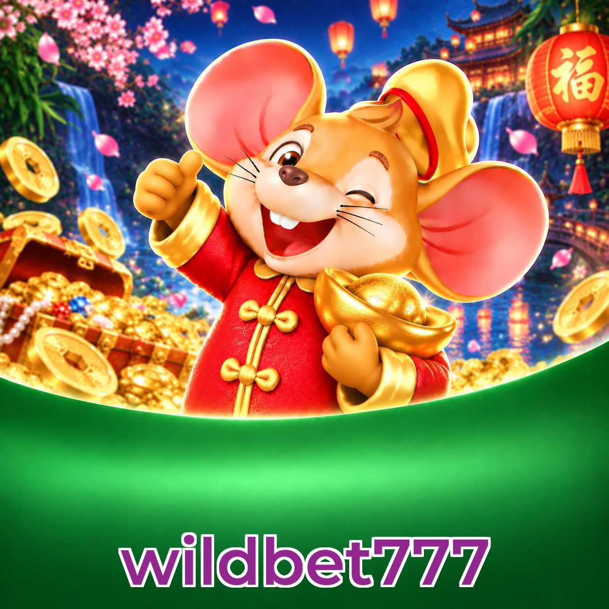wildbet777 Download Speed Test Logo - Teste de Velocidade Certificado